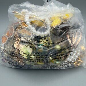 2 LB Junk Jewelry Grab Bag Mix Craft Repurpose DIY